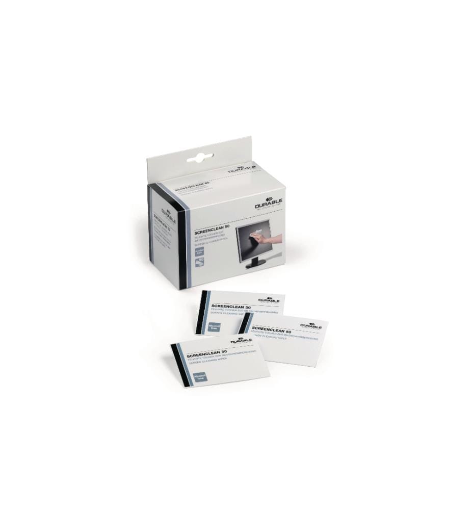 DURABLE - Chiffons de nettoyage pour écrans Screenclean