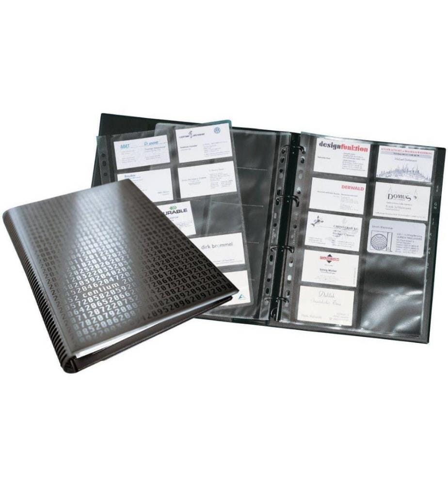 DURABLE - Classeur de cartes de visite Centium A4