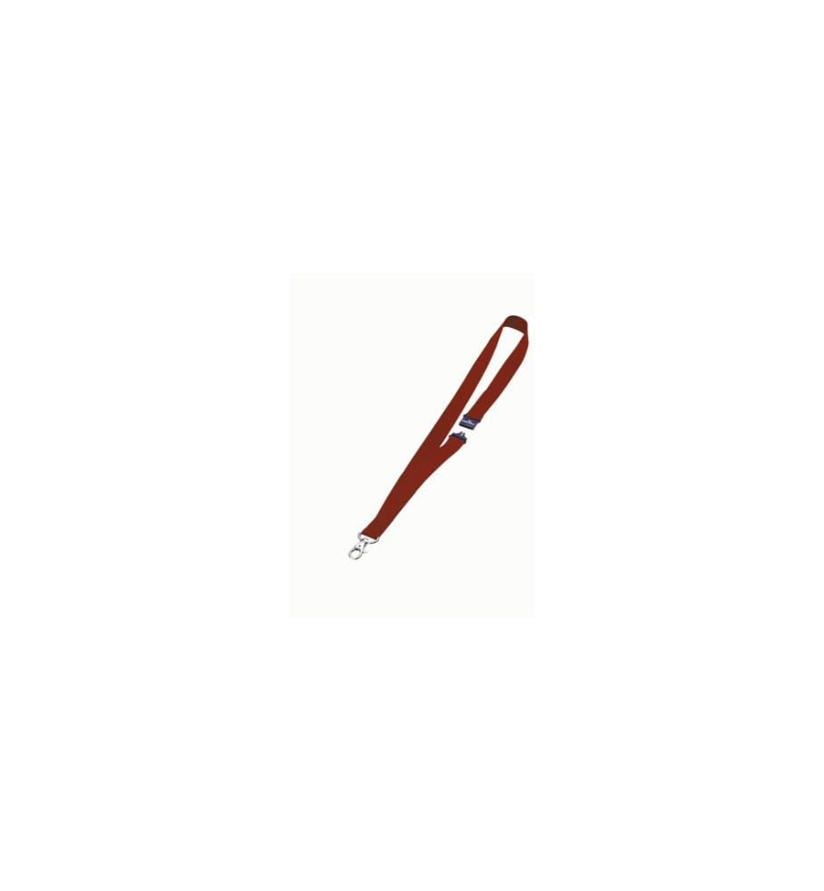 DURABLE - Porte-badge à lanière textile 44 cm 10 pièces, rouge