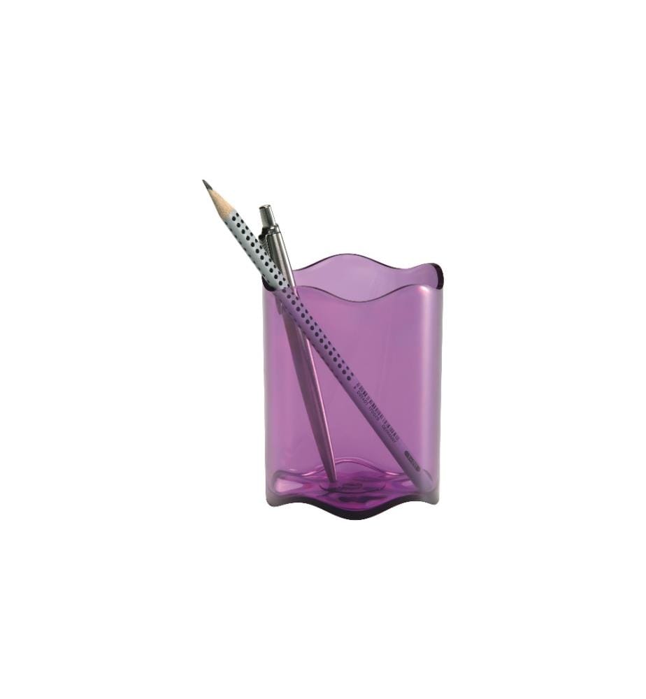 DURABLE - Pot à crayons Trend Violet/Transparent