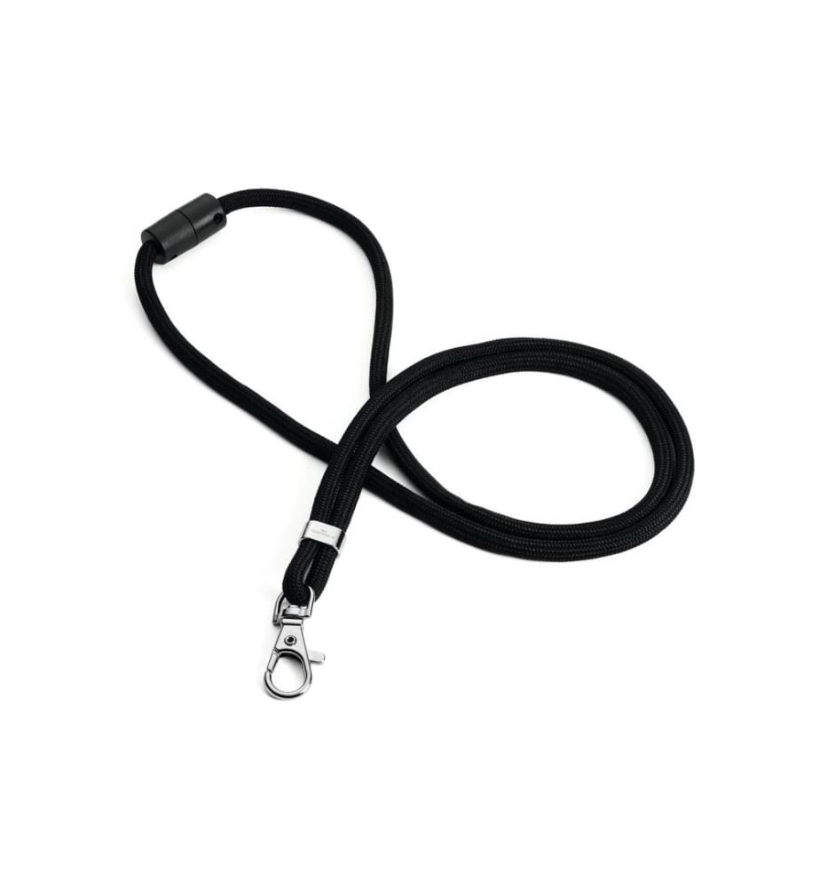 DURABLE - Bande textile rPET avec mousqueton 10 pièces, Noir