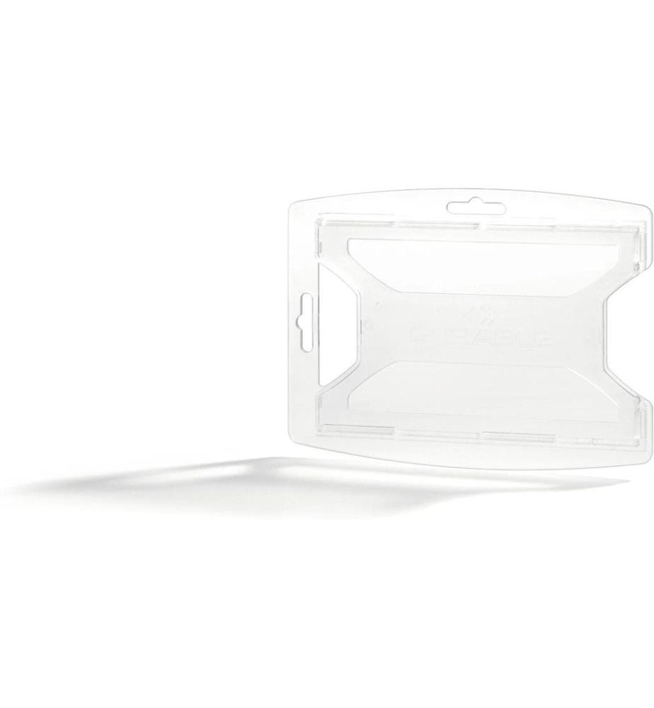 DURABLE - Porte-carte reXycle 1 carte 10 pièces, Transparent