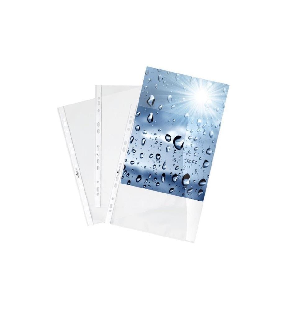 DURABLE - Pochette de présentation A4 Premium 100 x Transparent