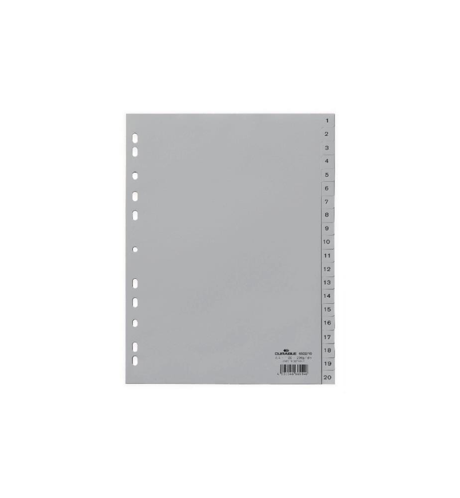 DURABLE - Registre A4 1-20