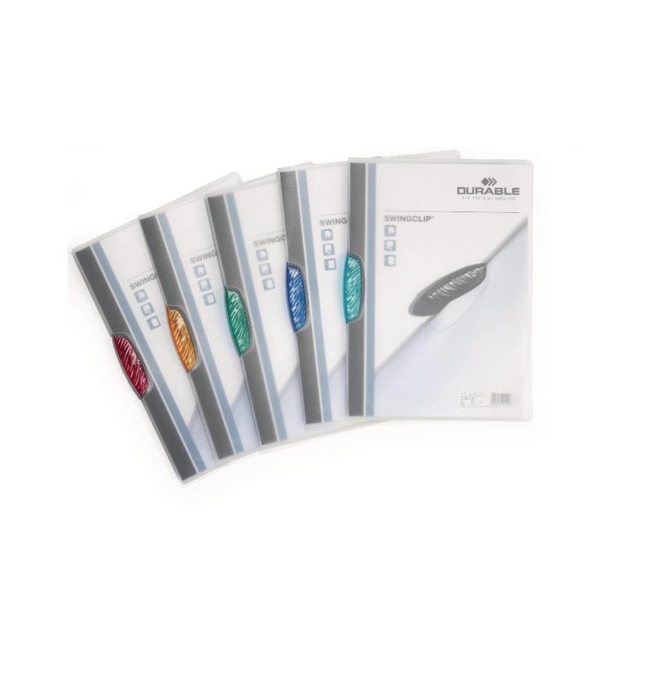 DURABLE - Chemises à clip Swingclip A4 5 x Transparent
