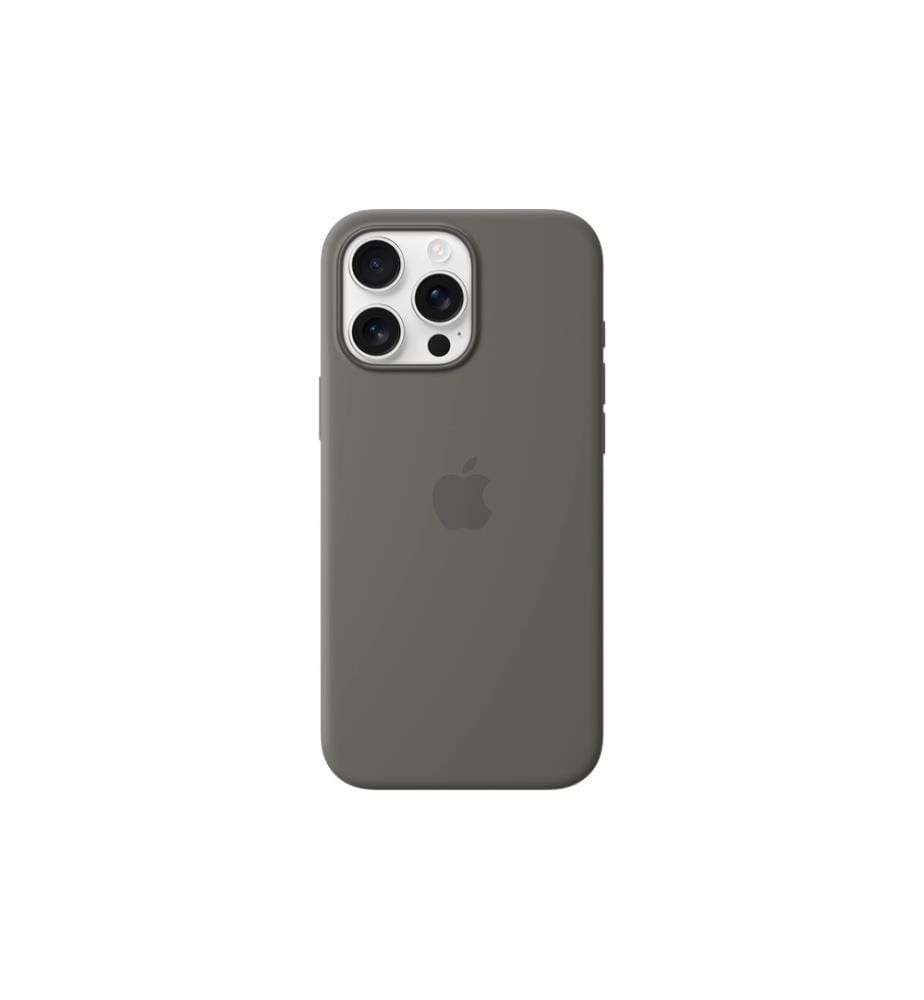Silicone Case avec MagSafe iPhone 16 Pro Max Gris pierre
