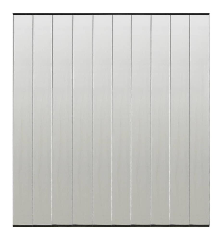 Moustiquaire de porte rideau en maille 10 pcs Noir 240x240 cm