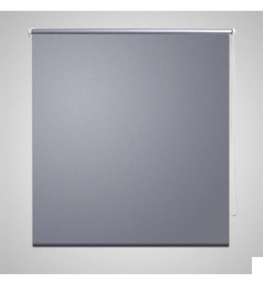 Store enrouleur occultant 80 x 175 cm gris