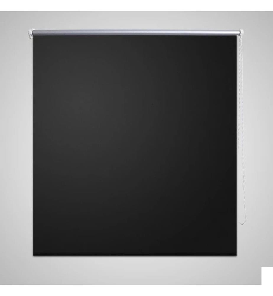 Store enrouleur occultant noir 40 x 100 cm