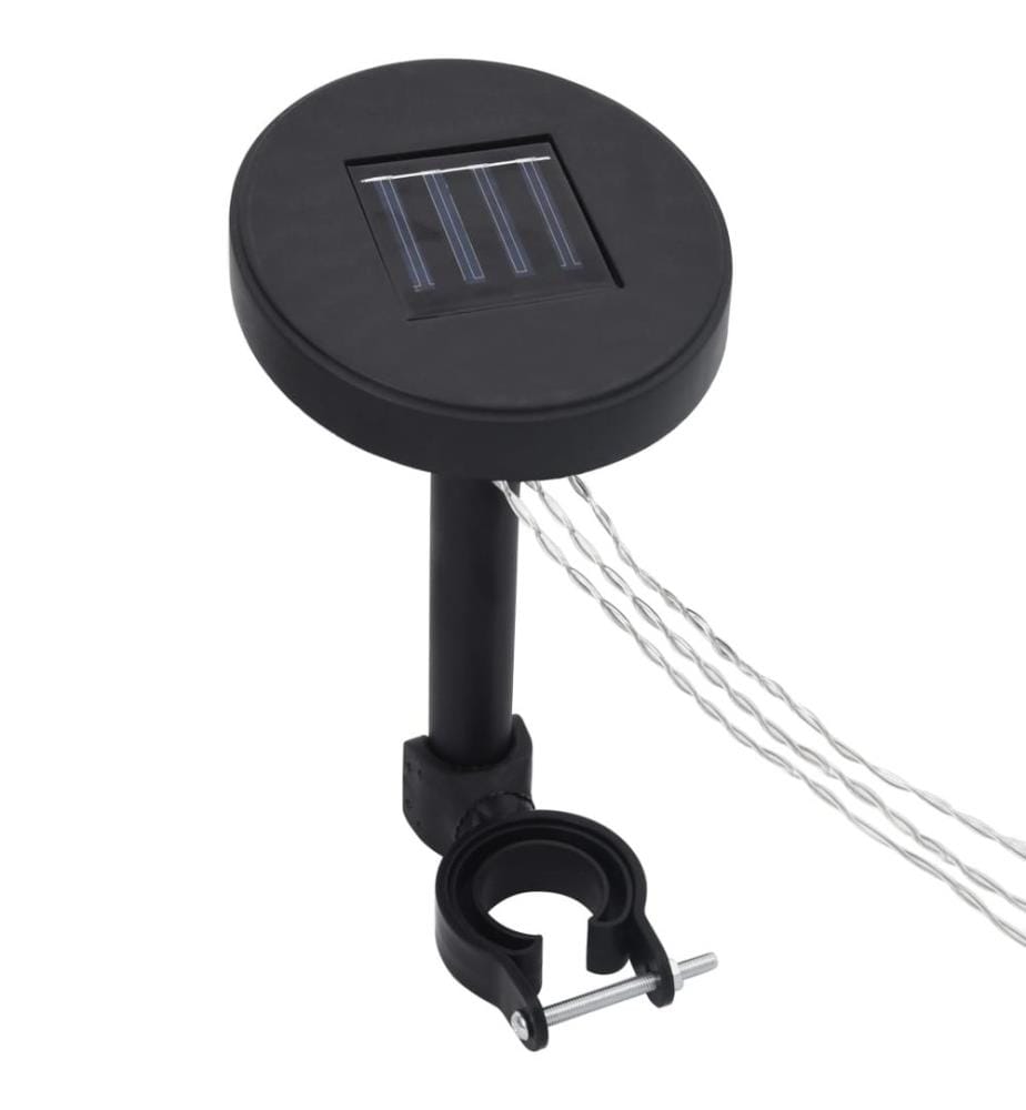Guirlande lumineuse à LED avec panneau solaire pour belvédère