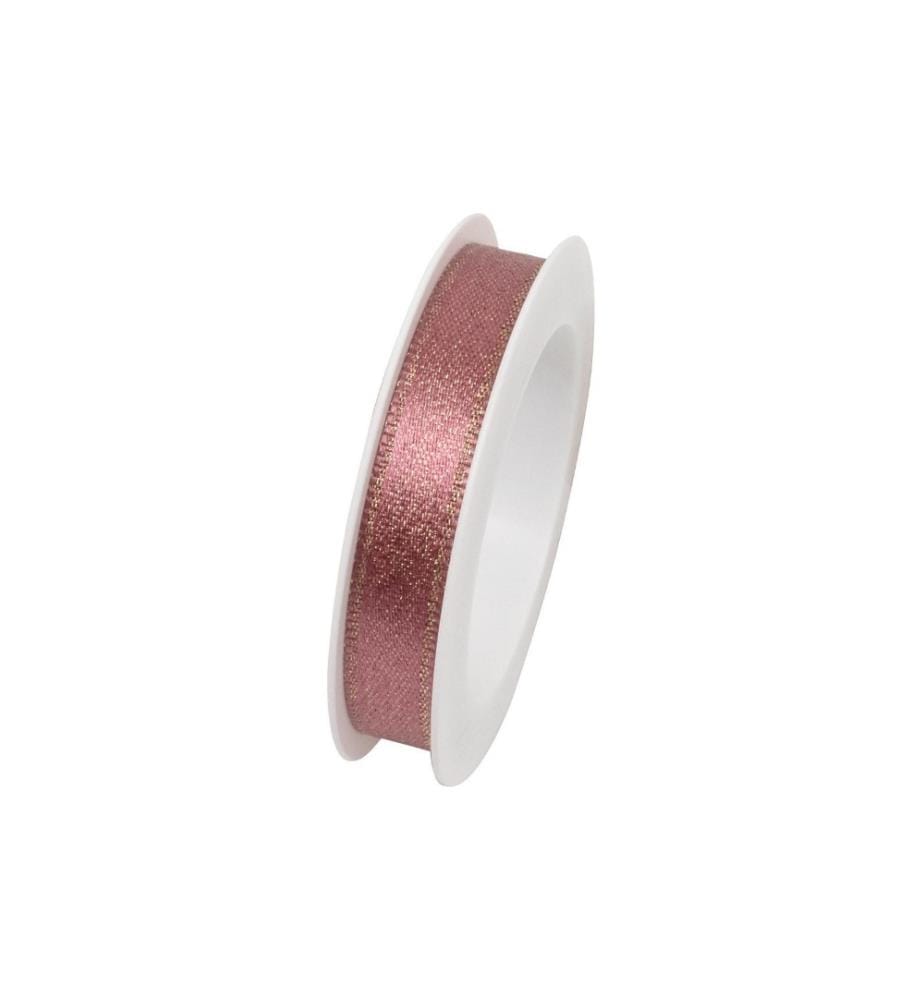 Braun + Company Ruban cadeau Brillant 10 mm x 3 m, Rose