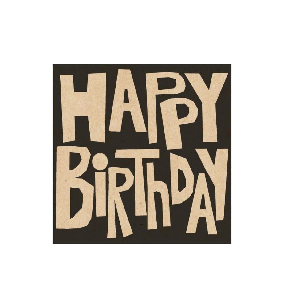 Braun + Company Serviettes en papier Funny Birthday 33 cm x 33 cm, 20 Pièce/s