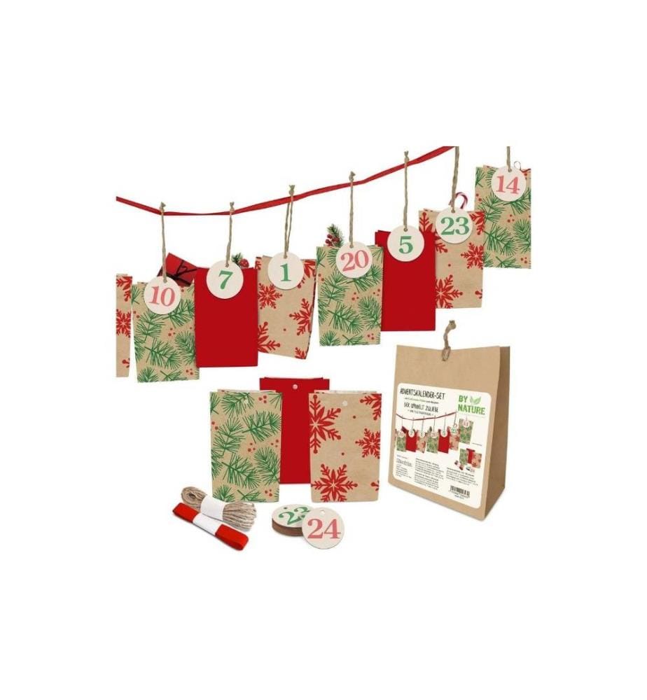Braun + Company Calendrier de lAvent Set by Nature 24 sachets