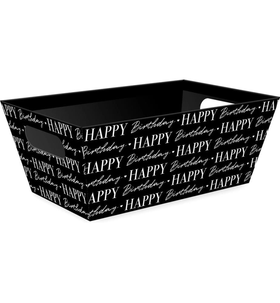 Braun + Company Carton cadeau Anniversaire graphique 25 x 16 x 7.5 cm