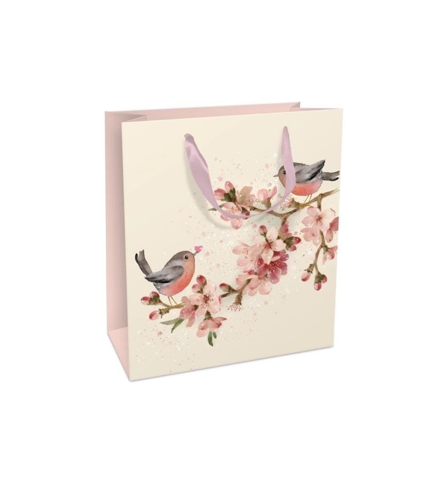 Braun + Company Sac cadeau Oiseau 18 x 21 x 8 cm