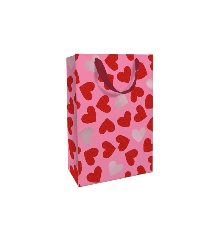 Braun + Company Sac cadeau Coeurs 26 x 36 x 13 cm