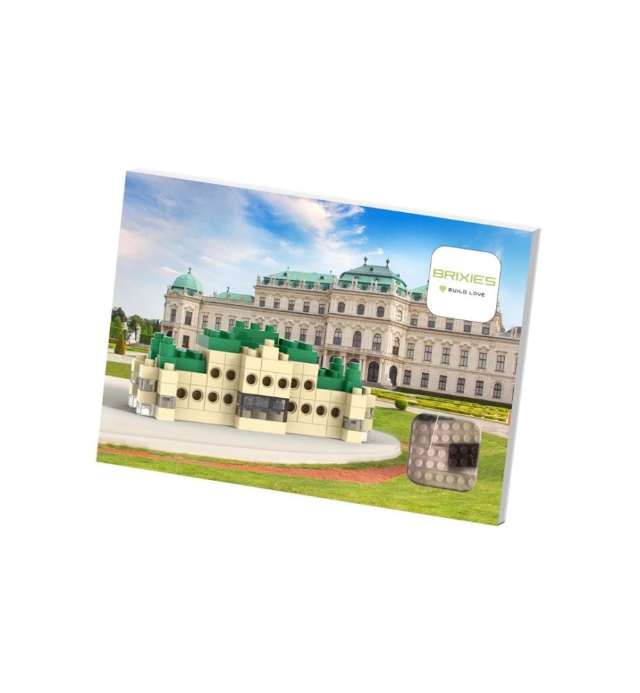 BRIXIES Modèle construction Château du Belvédère carte postale de 127 pièces