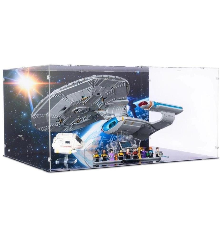 iDisplayit Étui acrylique LEGO 10356 Star Trek U.S.S. incl. 2 supports