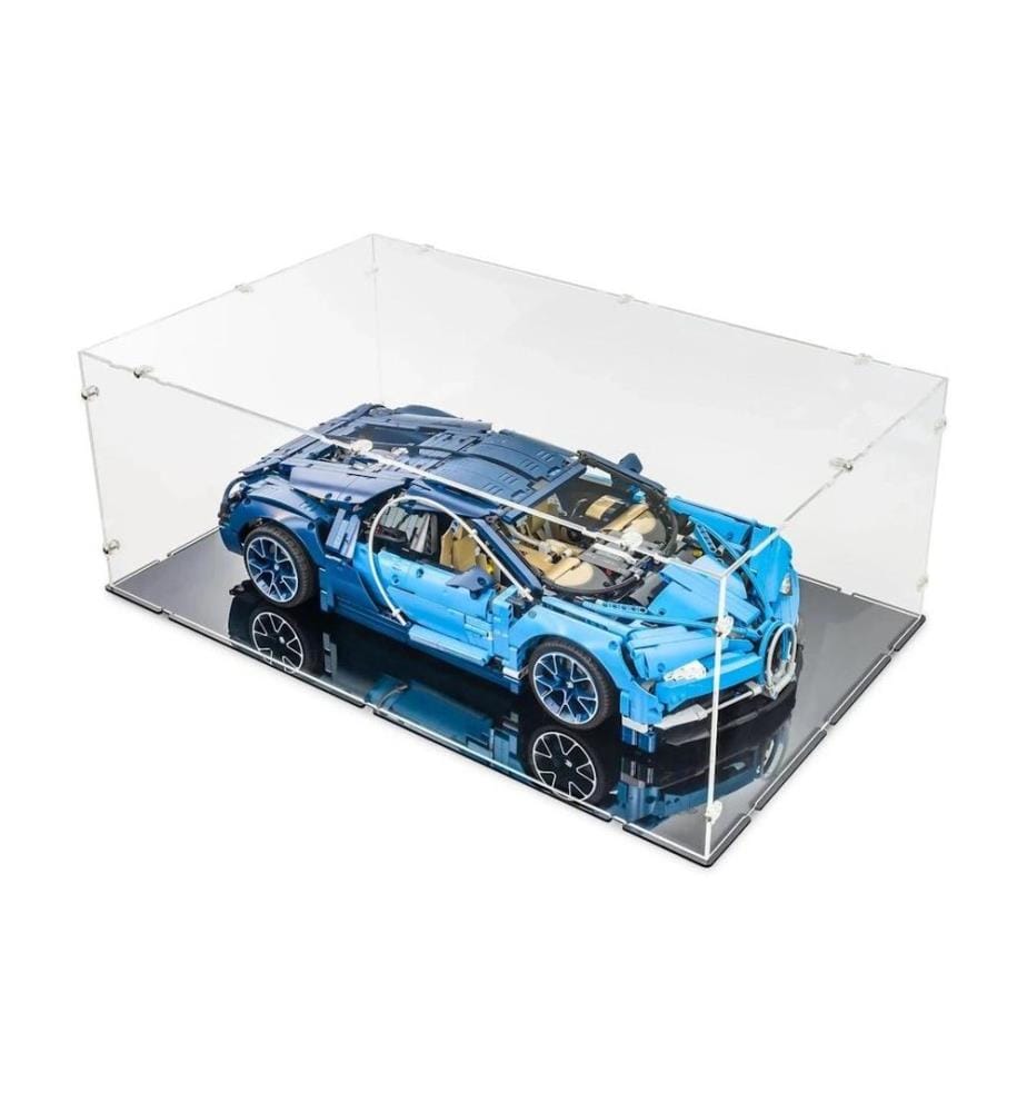 iDisplayit Boîte d'exposition en acrylique XL pour LEGO 42083 Bugatti Chiron