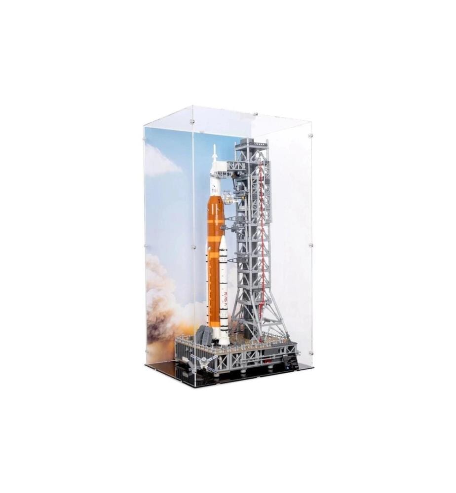 iDisplayit Kit de construction présentoir en acrylique pour LEGO 10341 Rampe de lancement NASA