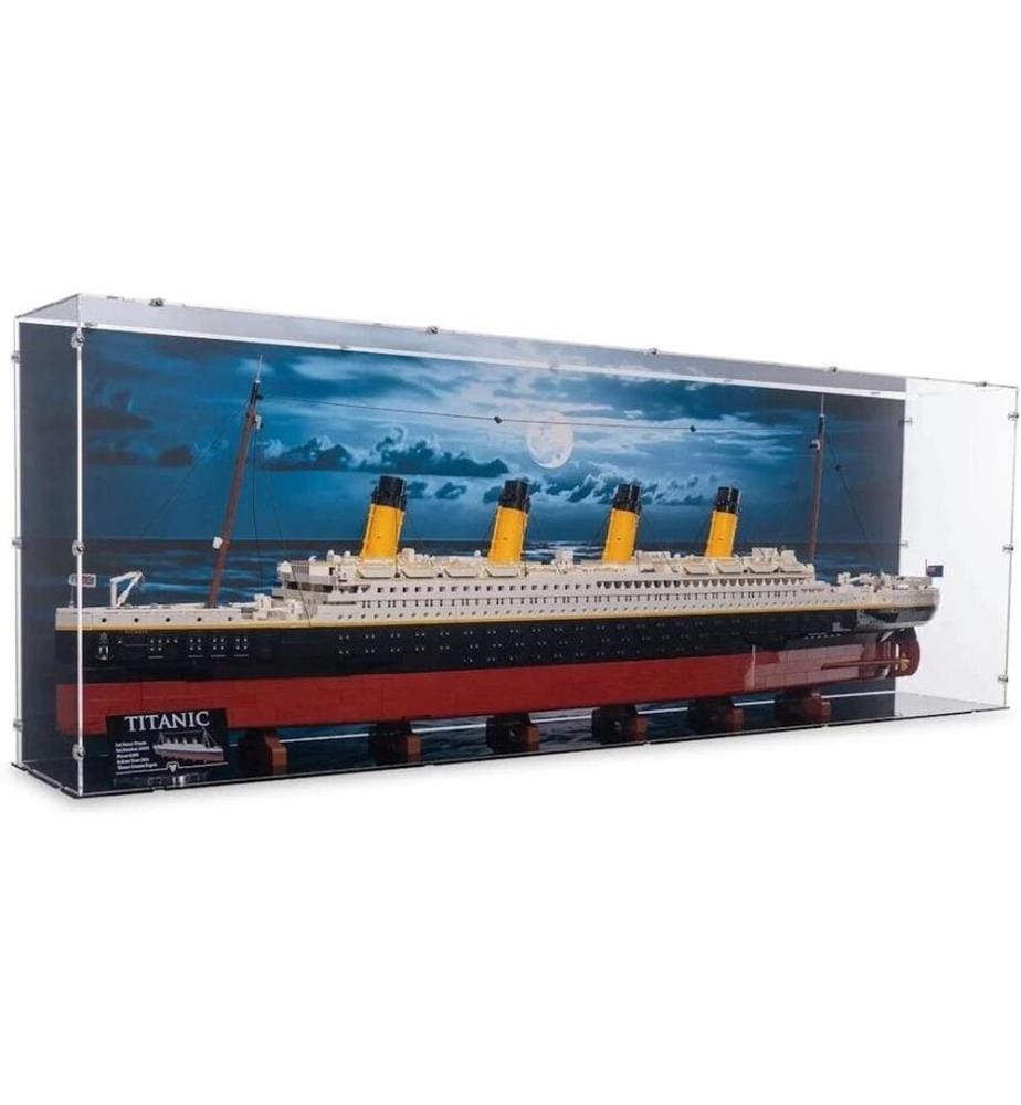 Boîtier d'exposition en acrylique iDisplayit pour LEGO 10294 Titanic