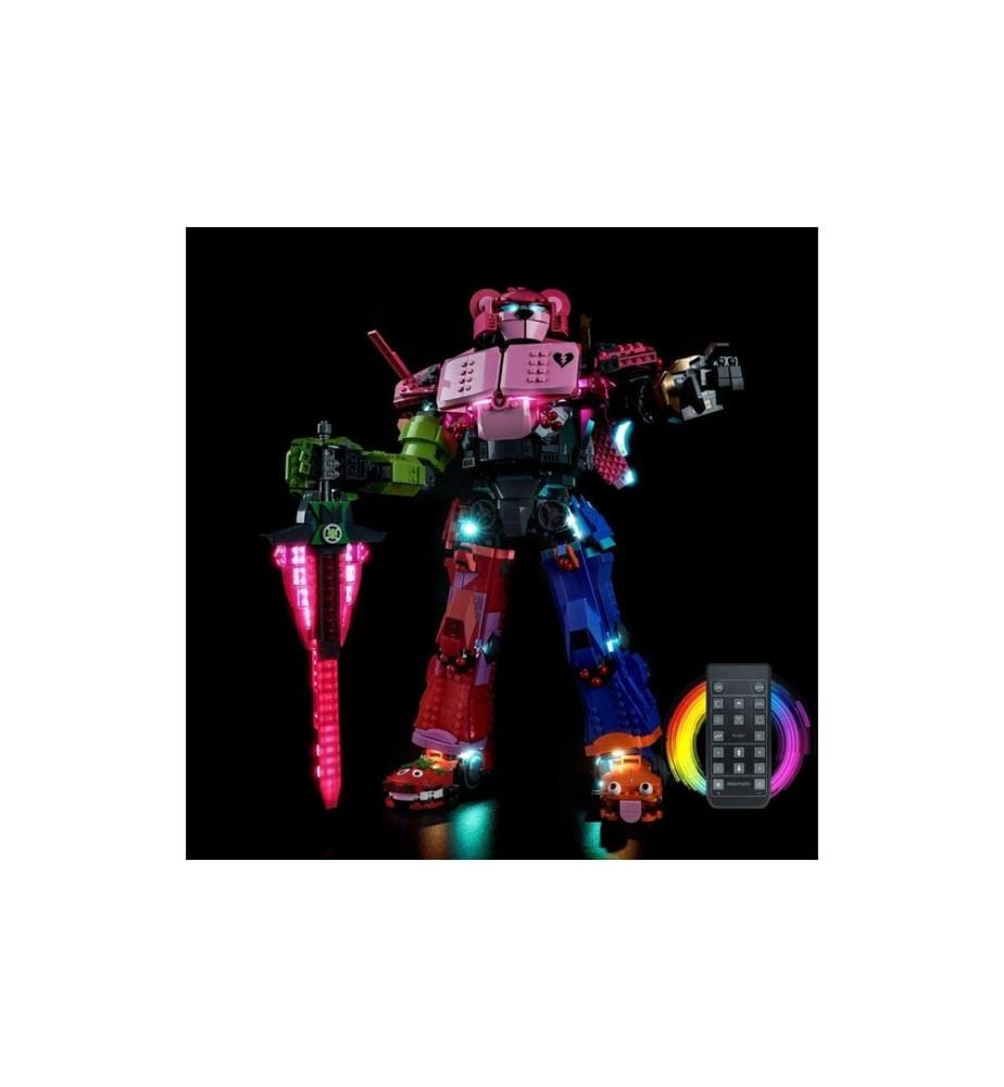 BrickBling Lumières-LED pour LEGO® 77078 Fortnite Chef Mecha