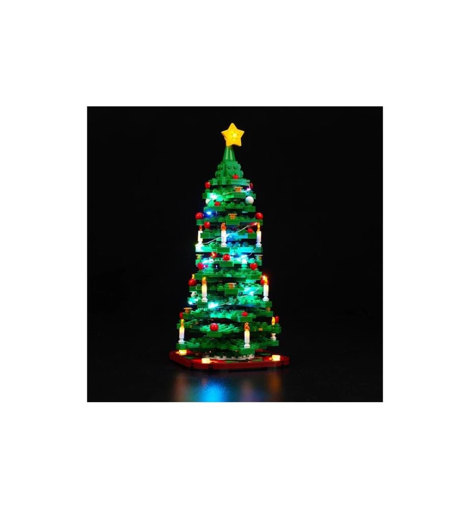 BrickBling Kit d'éclairage LED pour LEGO® Sapin de Noël (40573)