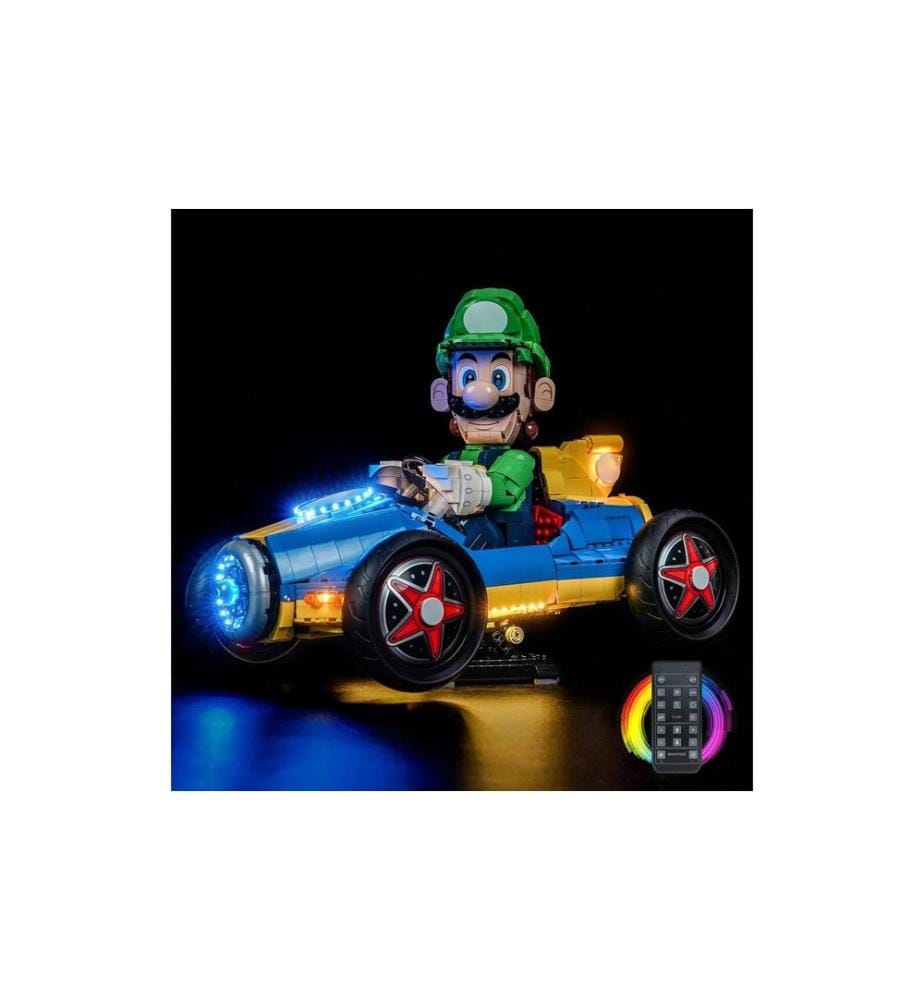 BrickBling Lumières-LED pour LEGO® 72050 Super Mario Kart Luigi