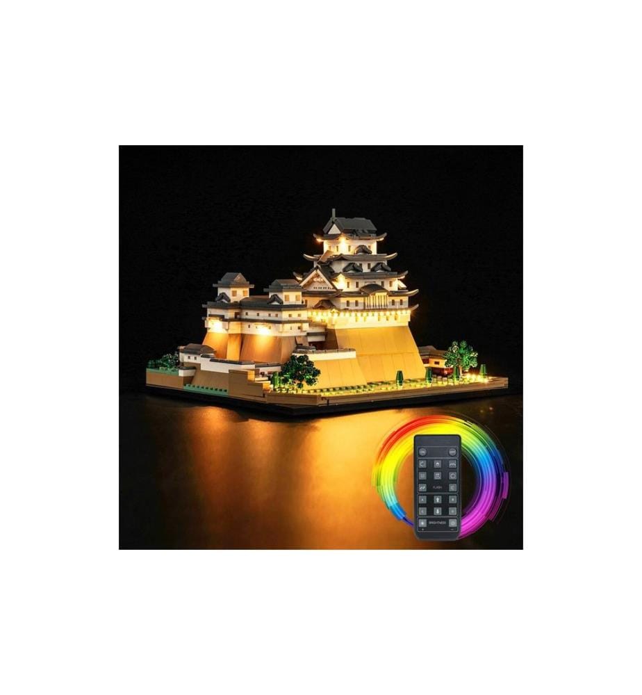 BrickBling Lumières-LED pour LEGO® 21060 Château de Himeji