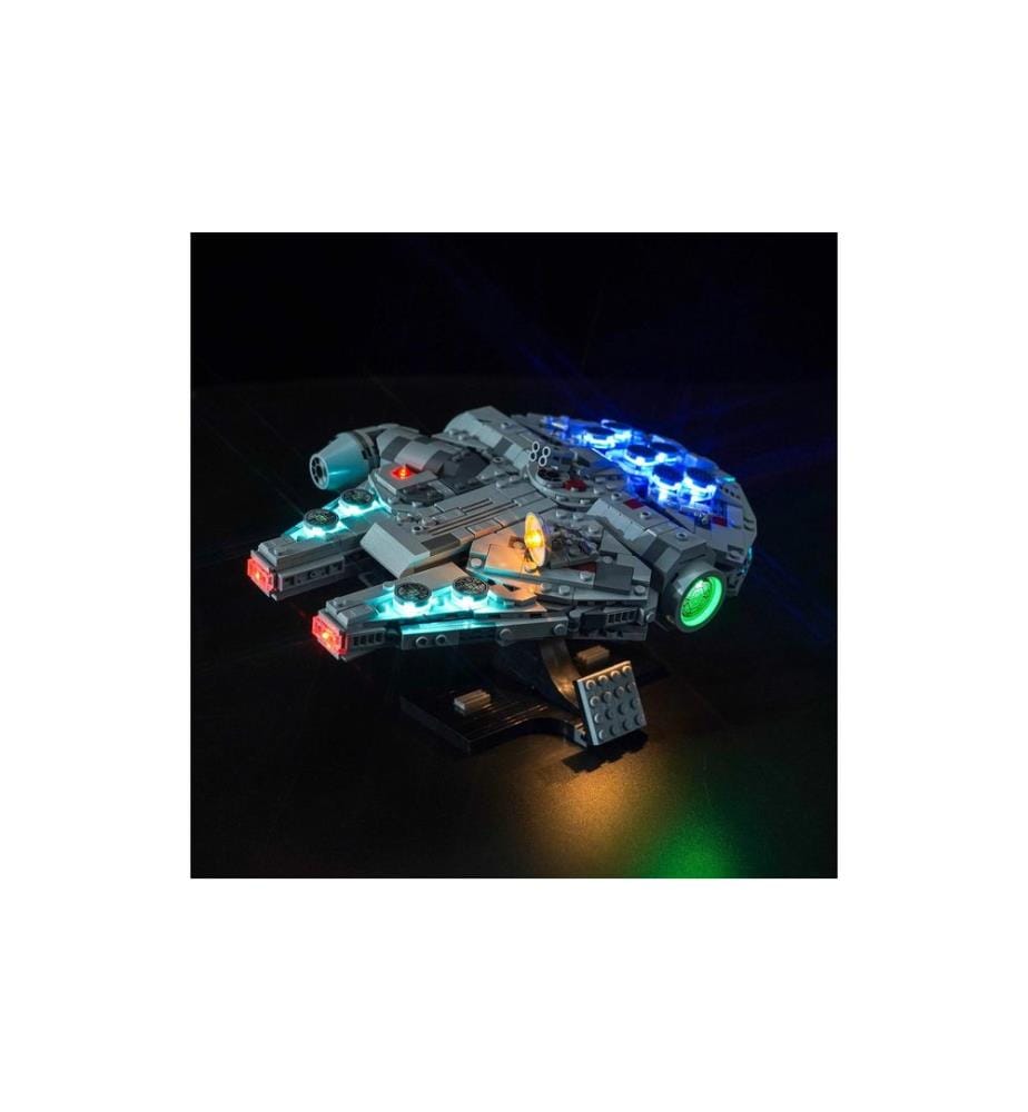 Kit d'éclairage LED BrickBling pour LEGO® Star Wars : Faucon Millenium (75375)