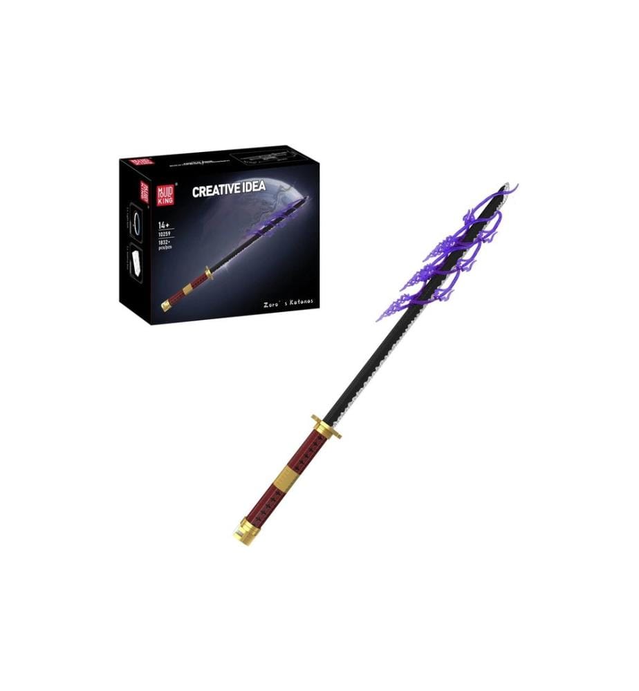 Mould King Katana de Zoro 2 set katana anime avec éclairage