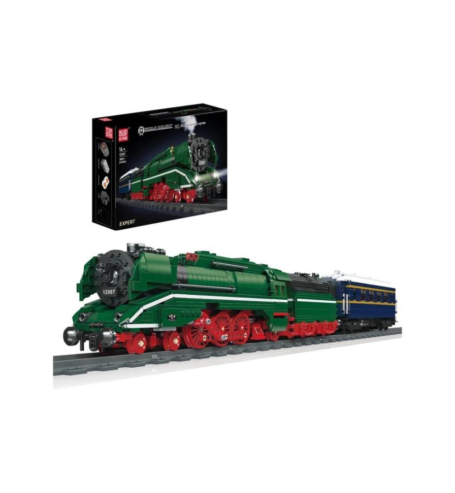 Locomotive à vapeur Mould King BR18 201 German Express avec éclairage LED