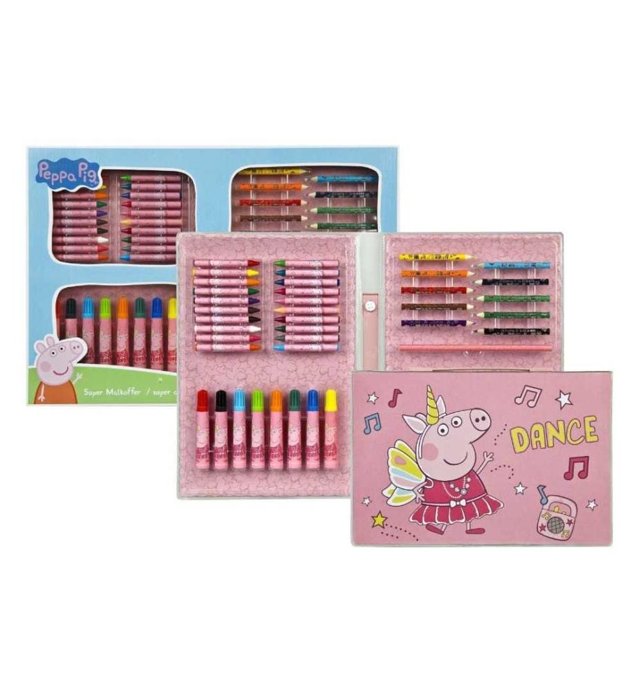UNDERCOVER - Kits de peinture Valise Peppa Pig 100 pièces