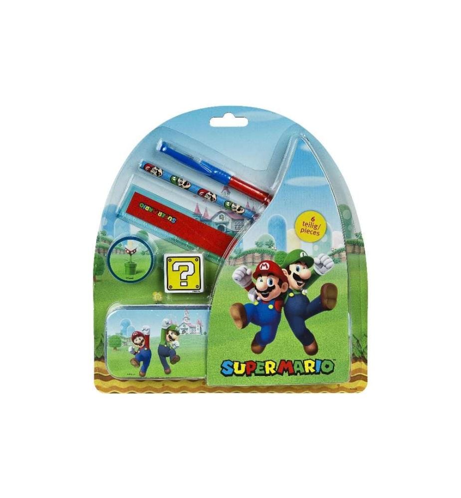 UNDERCOVER - Ensemble décriture Super Mario 6 pièces