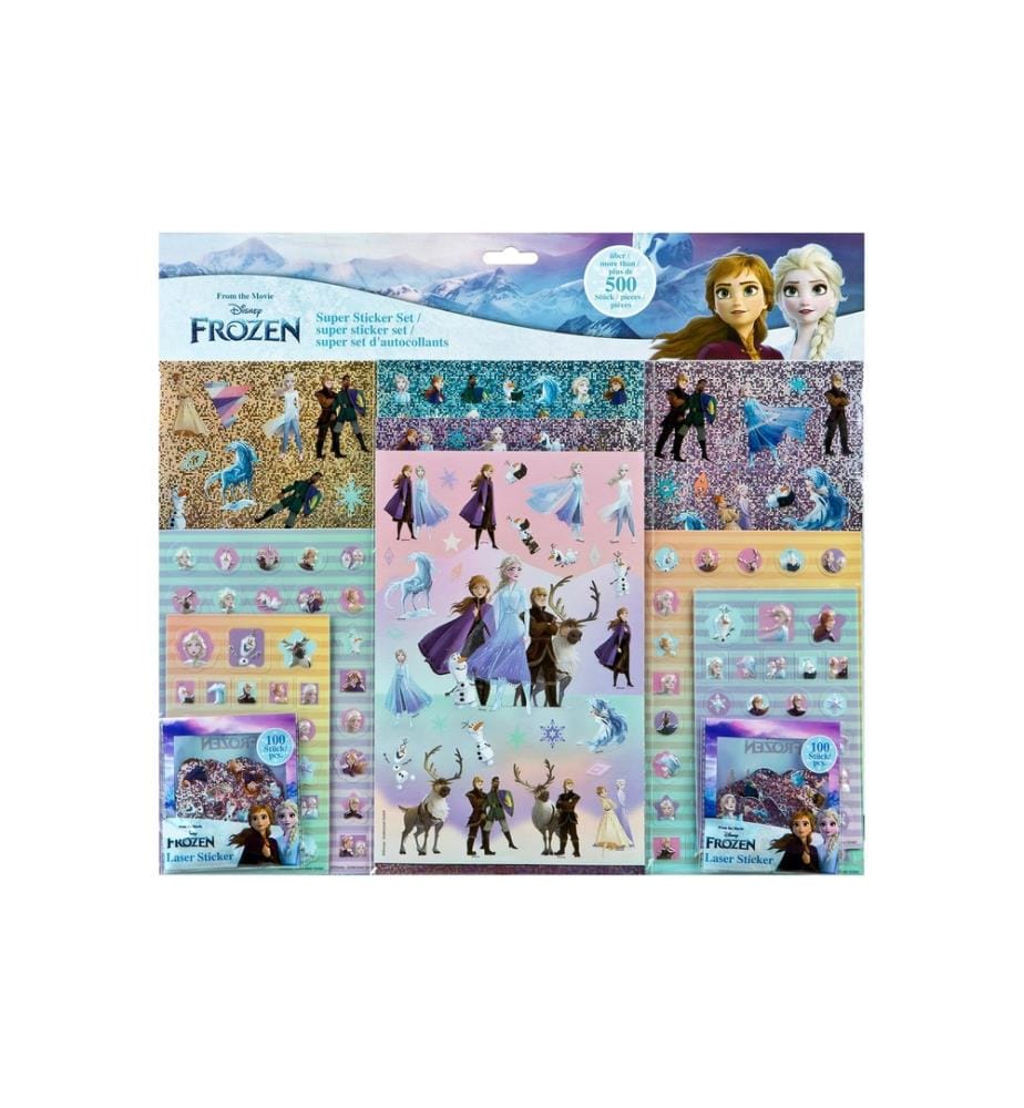 UNDERCOVER - Autocollant à motif Disney Frozen 500 pièces