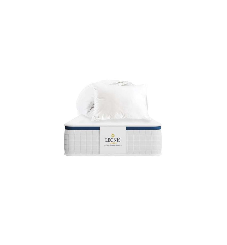 Pack Vasco Matelas 90 x 200 + Oreiller 60 x 40 + 1 duvet 140 x 200 cm - Hauteur 30 cm