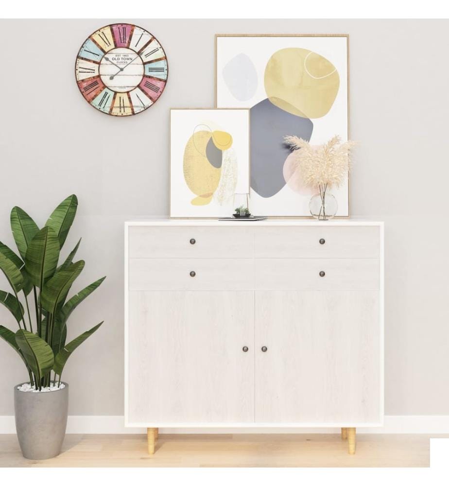 Film autoadhésif pour meubles Bois blanc 500x90 cm PVC