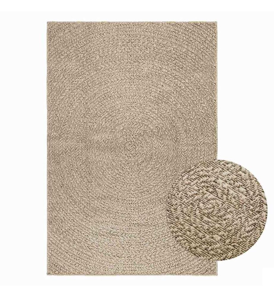 Tapis ZIZUR beige 120x170 cm aspect de jute intérieur extérieur
