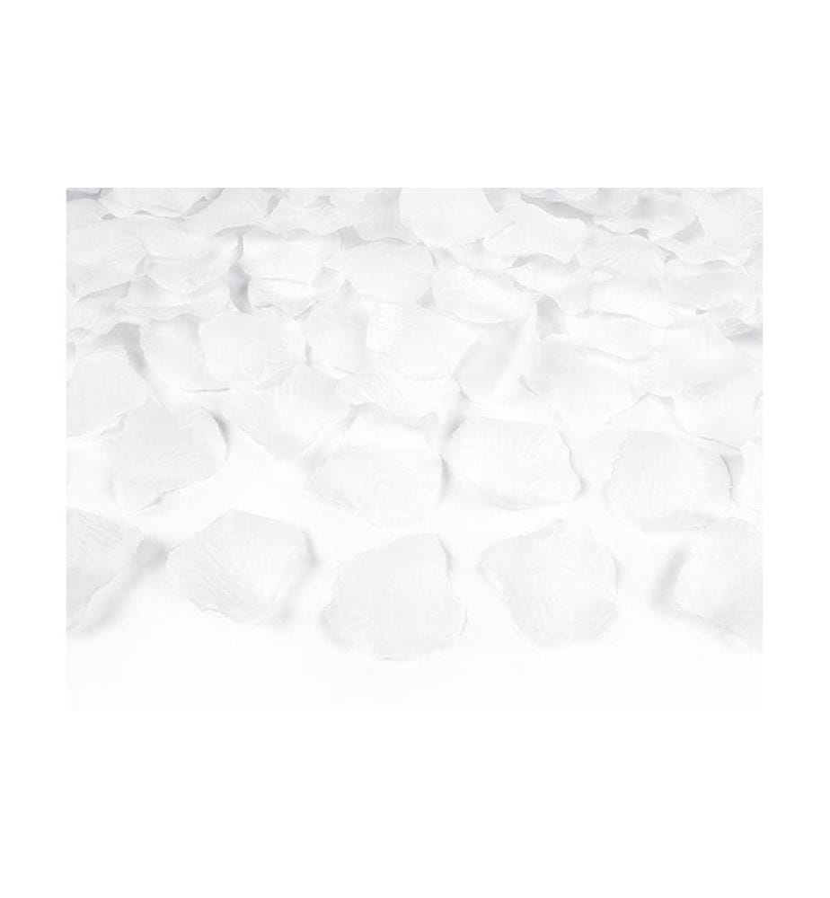 PARTYDECO - Décoration à éparpiller Roses 500 pièces, blanc
