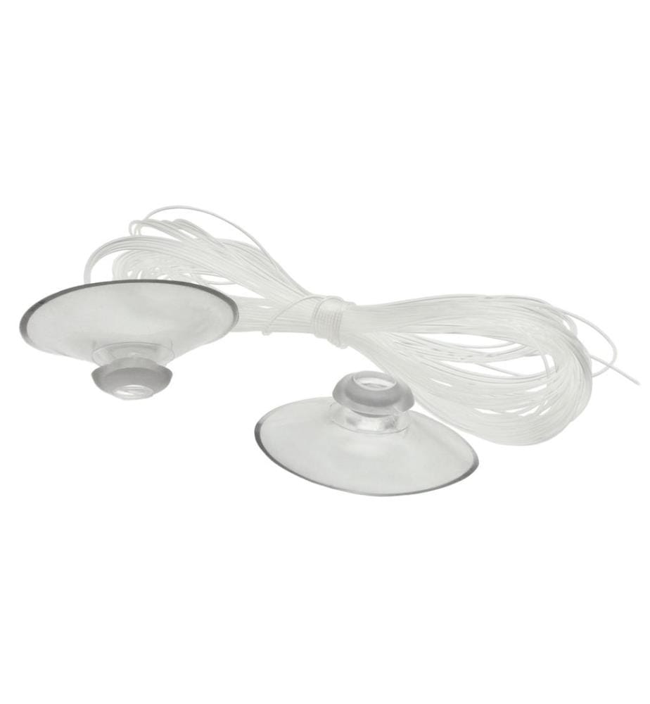 PARTYDECO - Ruban de guirlande avec 6 ventouses et 12 m de fil de nylon
