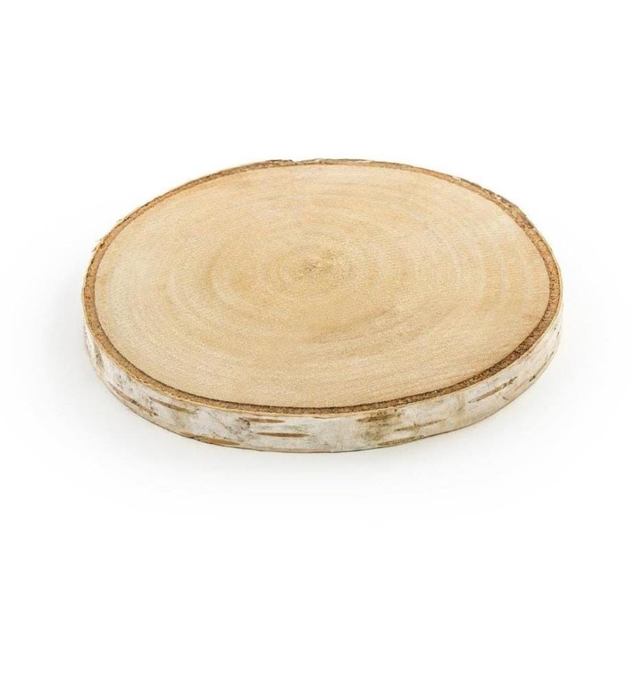 PARTYDECO - Article en bois Dessous de verre en bois, 2 pièces
