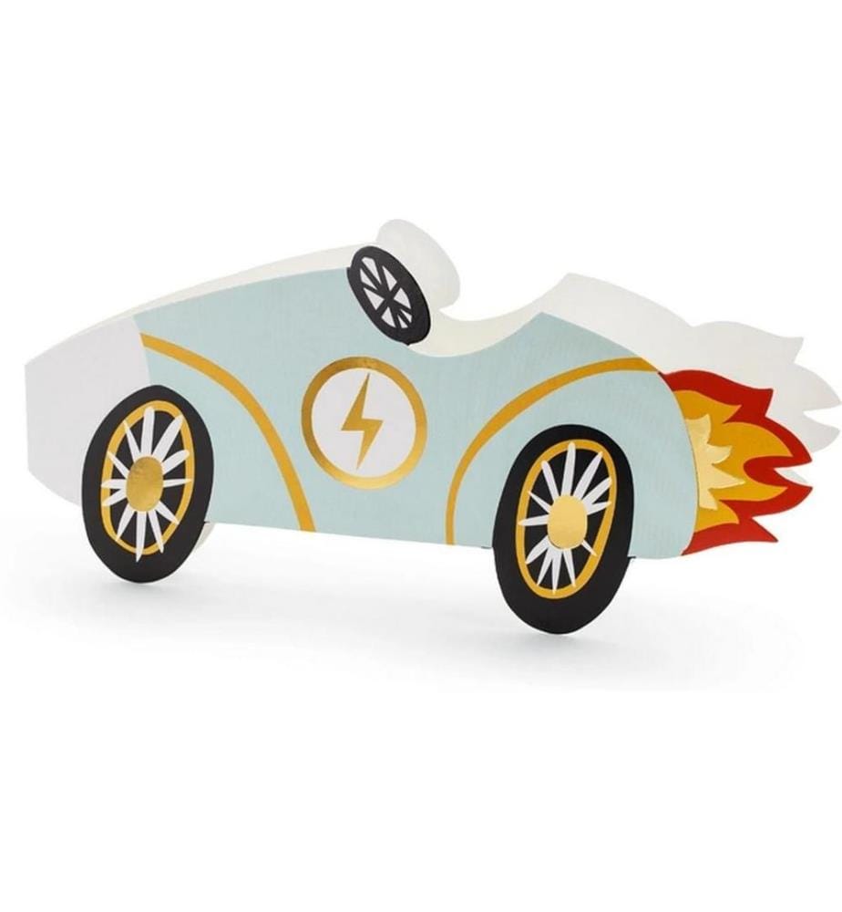 PARTYDECO - Carte dinvitation Voiture mix, 6 pièces