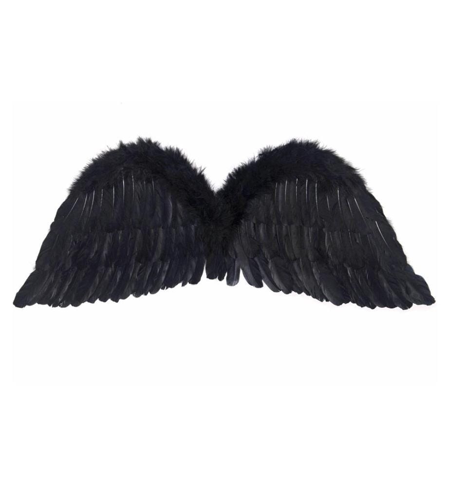 PARTYDECO - Accessoires de fête Ailes d'ange 75 x 45 cm, noir