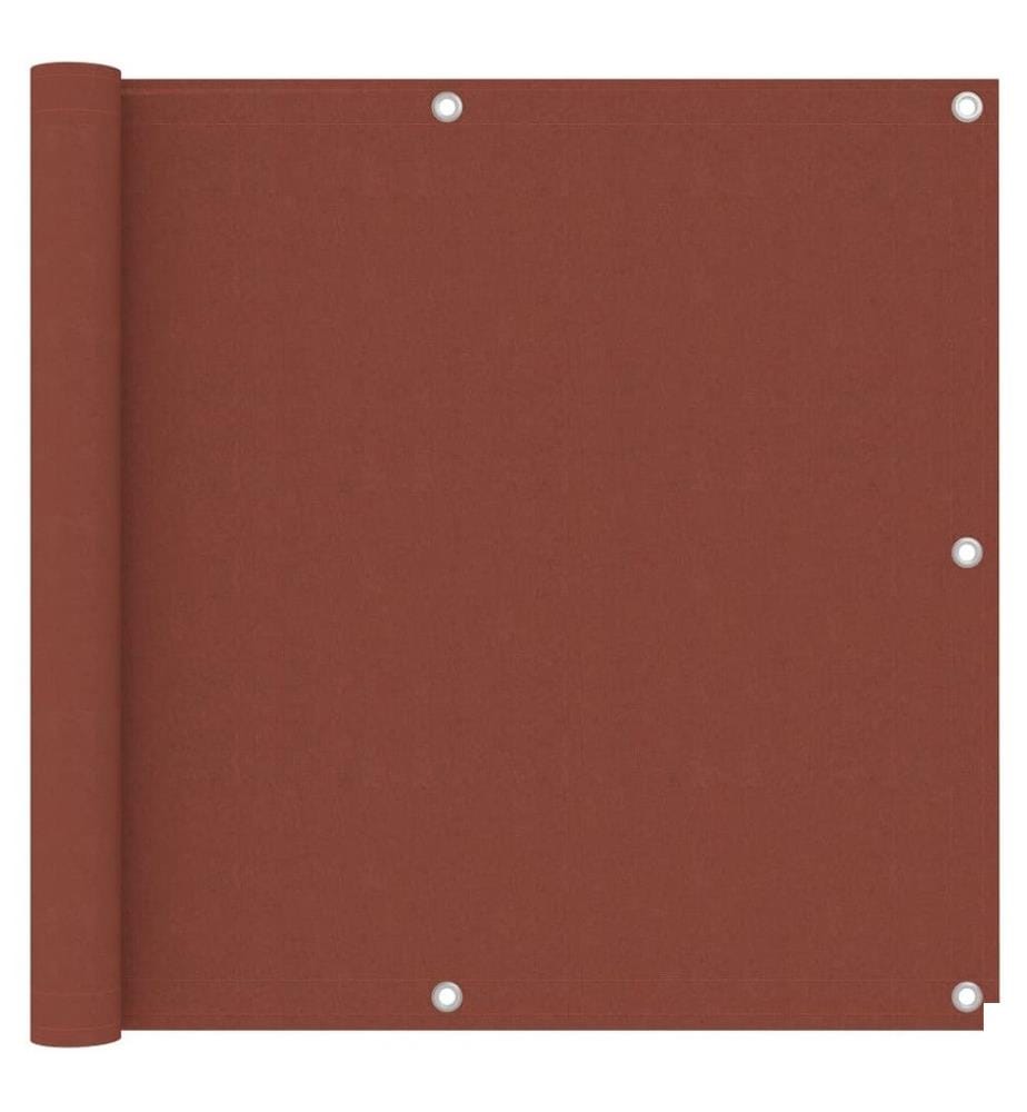 Écran de balcon Terre cuite 90x300 cm Tissu Oxford