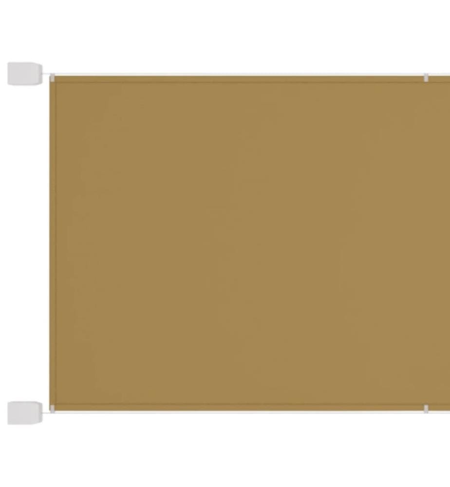 Auvent vertical Beige 60x1200 cm Tissu oxford