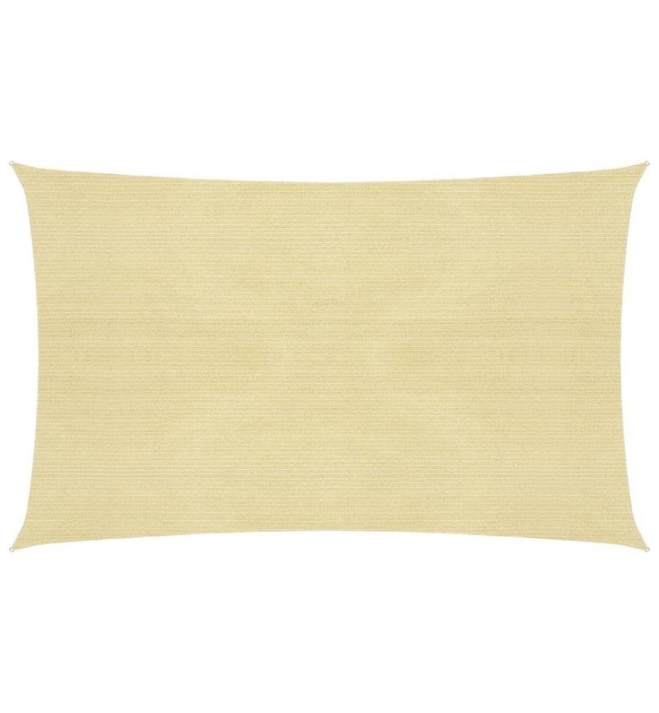 Voile d'ombrage 160 g/m² Beige 2,5x4,5 m PEHD