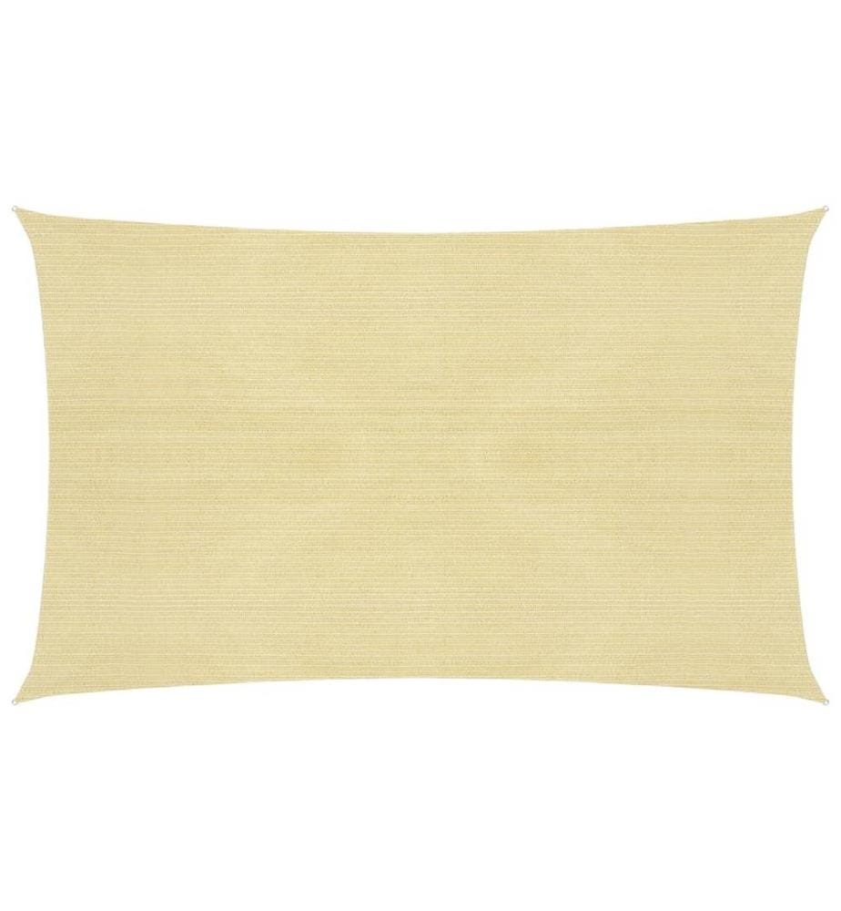 Voile d'ombrage 160 g/m² Beige 2,5x5 m PEHD