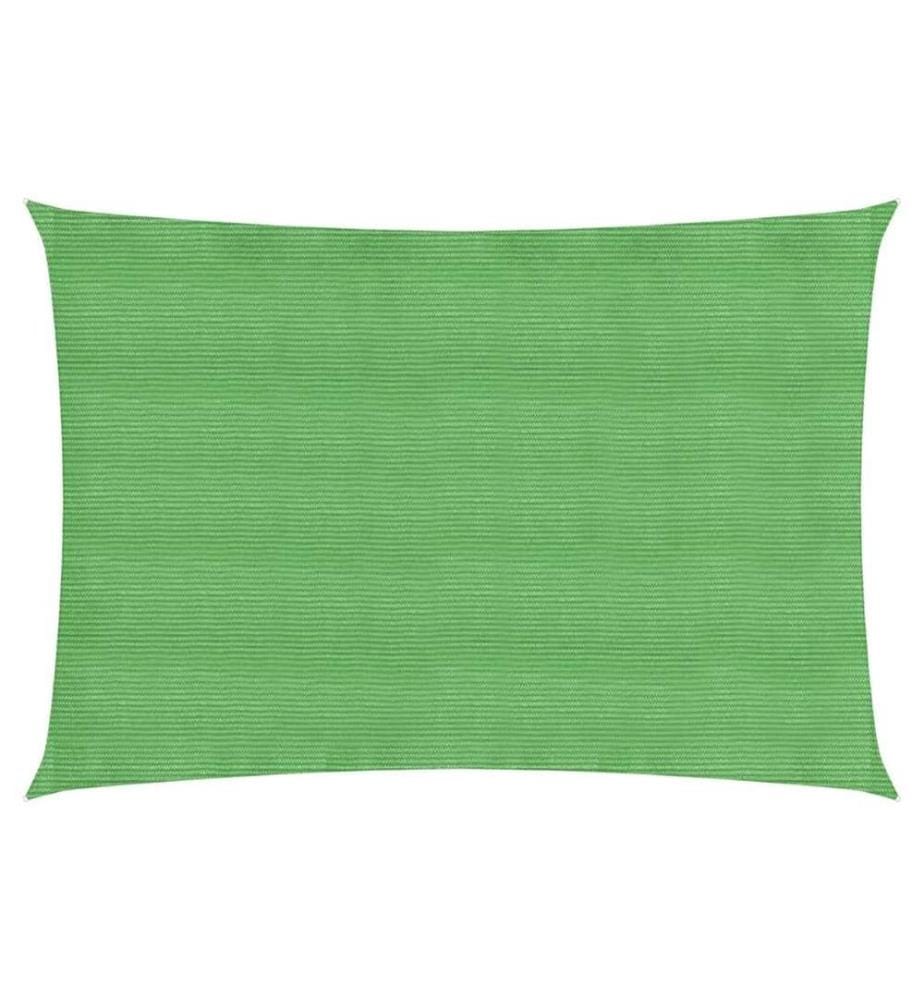 Voile d'ombrage 160 g/m² Vert clair 3x5 m PEHD