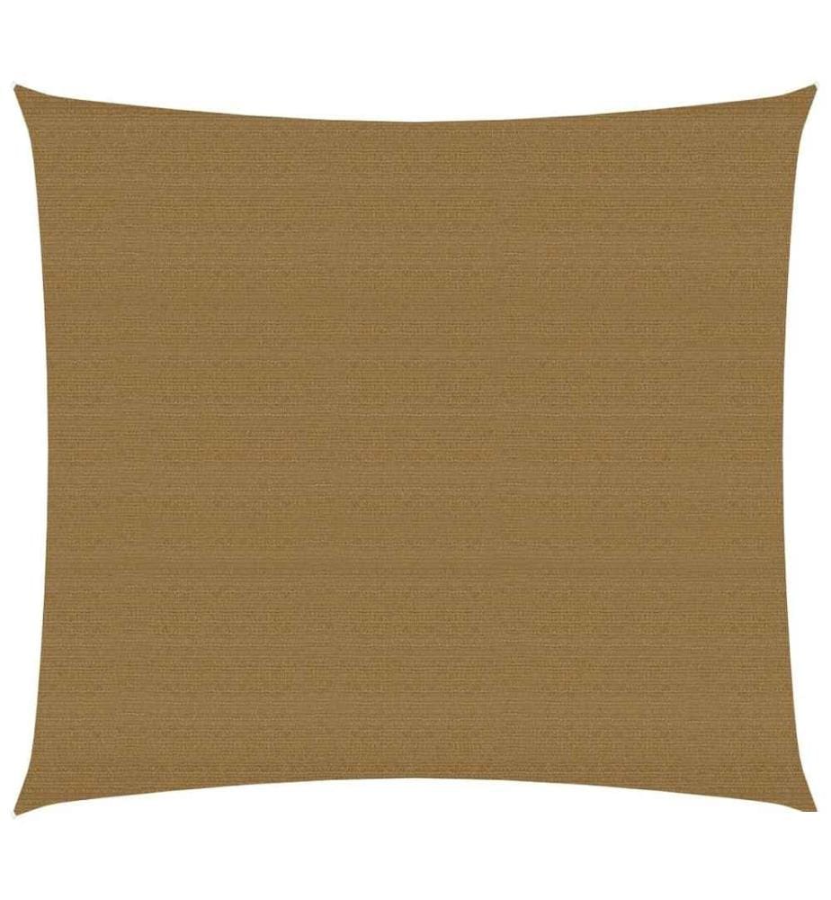 Voile d'ombrage 160 g/m² Taupe 4x4 m PEHD