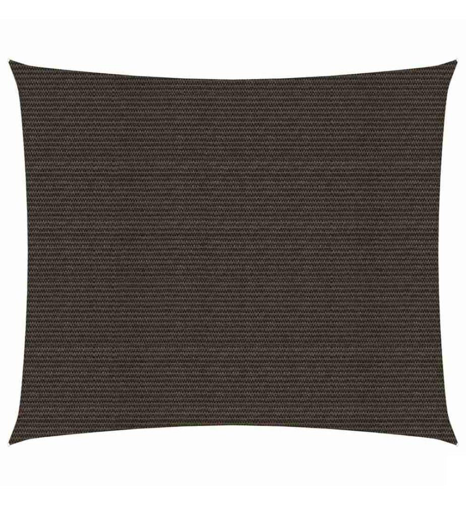 Voile d'ombrage 160 g/m² Marron 2x2,5 m PEHD